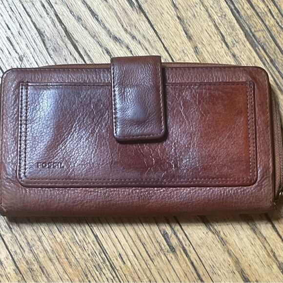 Fossil Leather wallet - Picture 3 of 10